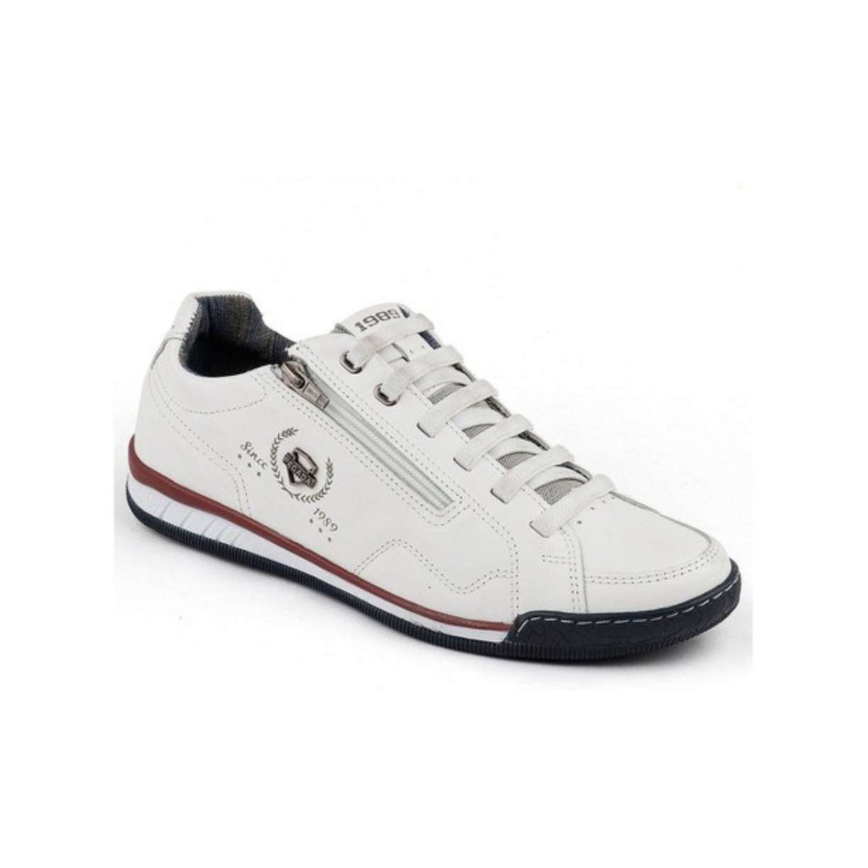 Pegada 116910-01 Ανδρικό Ανατομικό Sneaker Δερμάτινο Λευκό