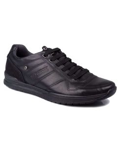Pegada 118488-03 Ανδρικό Δερμάτινο Sneaker Μαύρο