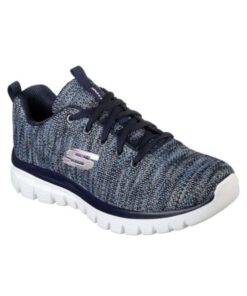 Skechers Graceful Twisted Fortune 12614 NVBL Γυναικείο Αθλητικό Μπλε/Λευκό