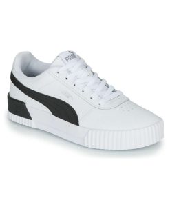 puma carina l sneaker dermatino gynaikeio