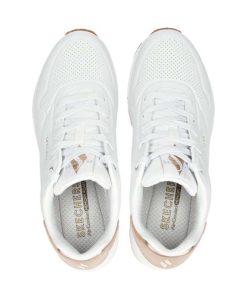 skechers uno 177094 wht gynaikeio sneaker leyko