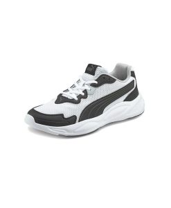 Puma 90s Runner 373017-015 Ανδρικό Sneaker Λευκό/Μαύρο