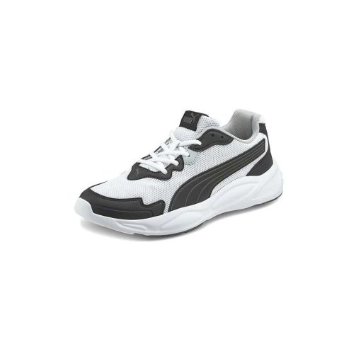 Puma 90s Runner 373017-015 Ανδρικό Sneaker Λευκό/Μαύρο