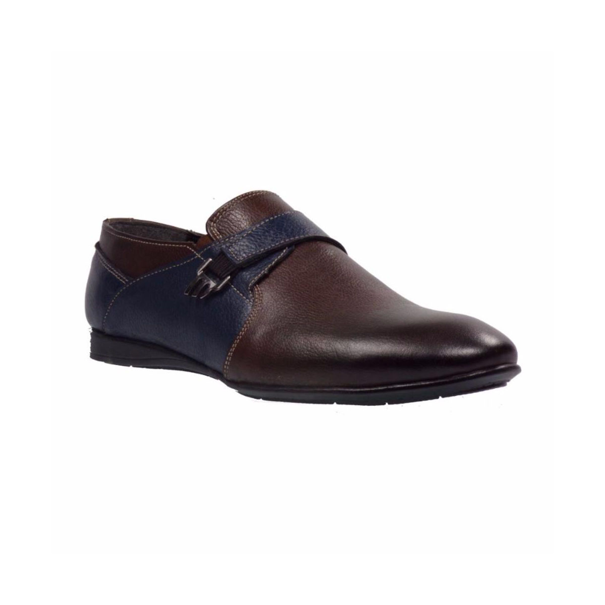 Pattini 7-5 Slip On Ανδρικό Δερμάτινο Καφέ