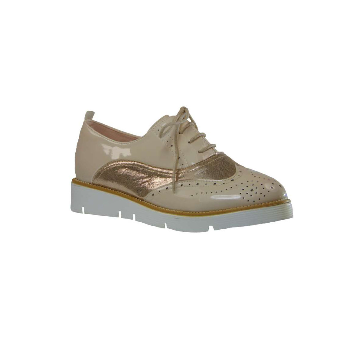 Tsimpolis Shoes H88923 Γυναικείο Oxford Μπέζ
