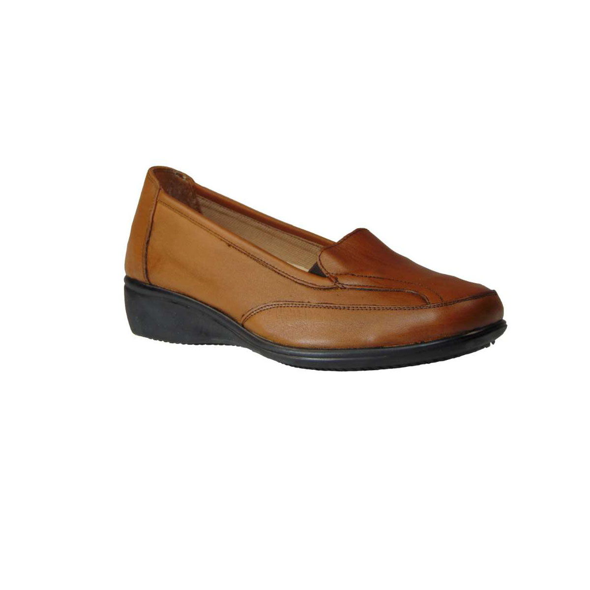 Tsimpolis Shoes 036 Γυναικείο Δερμάτινο Μοκασίνι Ταμπά
