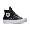 Converse Chuck Taylor All Star Lift High 561675C Δερμάτινο Sneaker Μαύρο