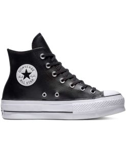 Converse Chuck Taylor All Star Lift High 561675C Δερμάτινο Sneaker Μαύρο