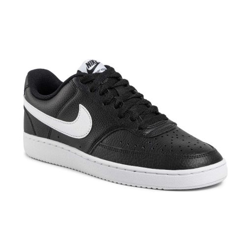 Nike Court Vision Lo CD5463-001 Ανδρικό Δερμάτινο Sneaker Μαύρο