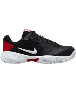 nike court lite 2 andriko athlitiiko gia tennis mayro