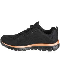 skechers 12615 bkrg gynaikeio sneaker mayro