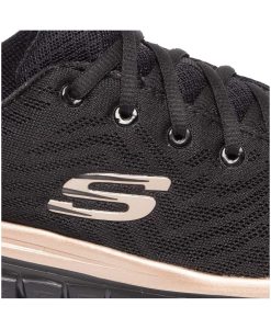 skechers 12615 bkrg gynaikeio sneaker mayro