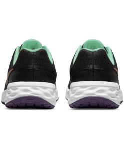 nike revolution 6 gynaikeio athlitiko mayro