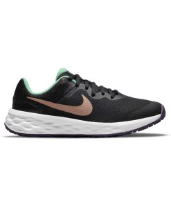 nike revolution 6 gynaikeio athlitiko mayro