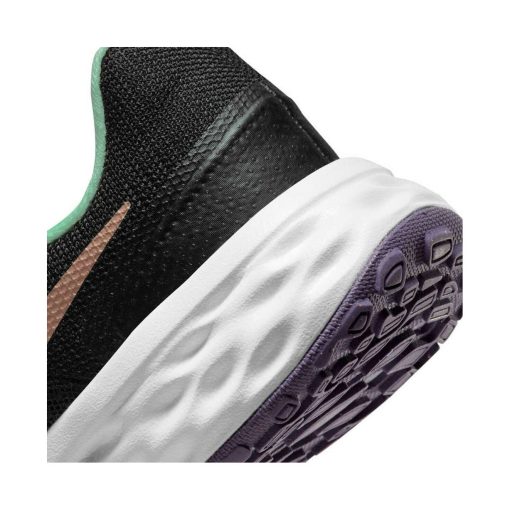 nike revolution 6 gynaikeio athlitiko mayro