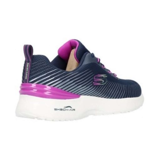 skechers skech air dynamight 149669 nvpr gynaikeio sneaker mple