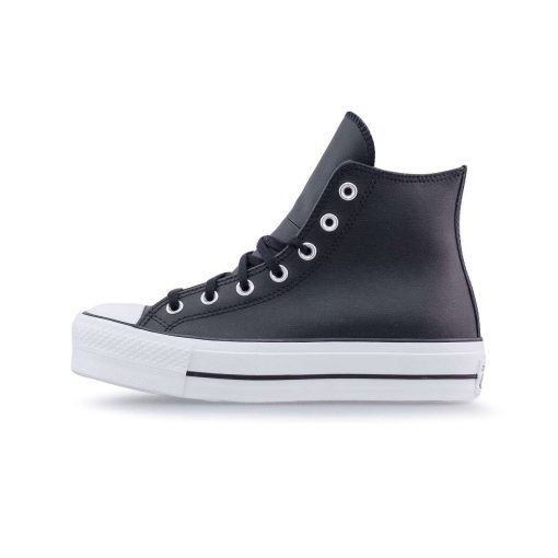 Converse Chuck Taylor All Star Lift High 561675C Δερμάτινο Sneaker Μαύρο