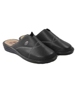 Tsimpolis Shoes RT721 Γυναικεία Ανατομική Παντόφλα Σπιτιού Μαύρη