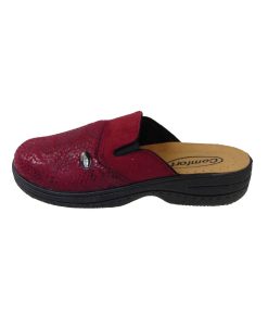 Comfort shoes 529/BIC-04 Ανατομική Παντόφλα Σπιτιού Μπορντό