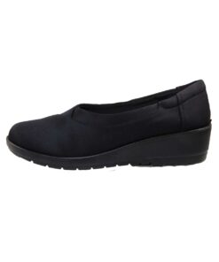 Tsimpolis Shoes LBS6088-001 Γυναικείο Slip On Από Ενισχυμένο Stretch Μαύρο