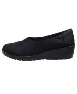 Tsimpolis Shoes LBS6088-001 Γυναικείο Slip On Από Ενισχυμένο Stretch Μαύρο