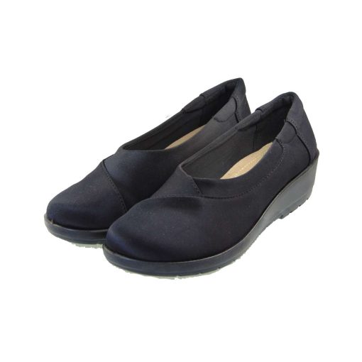 Tsimpolis Shoes LBS6088-001 Γυναικείο Slip On Από Ενισχυμένο Stretch Μαύρο