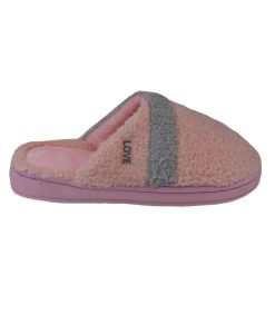 Tsimpolis Shoes TS810-07 Γυναικεία Παντόφλα Σπιτιού Love Ροζ
