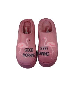 Jomix MD3754 Γυναικεία Παντόφλα Σπιτιού Good Morning Ροζ