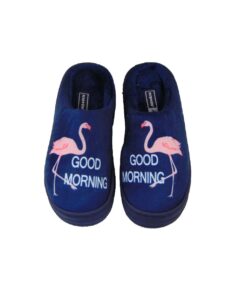 Jomix MD3754 Γυναικεία Παντόφλα Σπιτιού Good Morning Μπλε