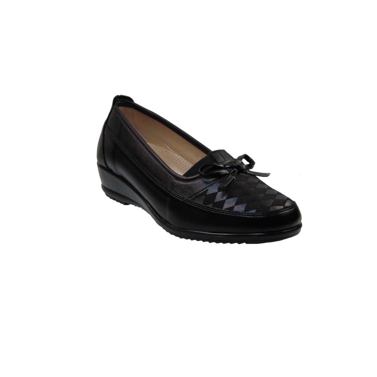 Tsimpolis Shoes 423 Slip On Από Τεχνόδερμα Μαύρο