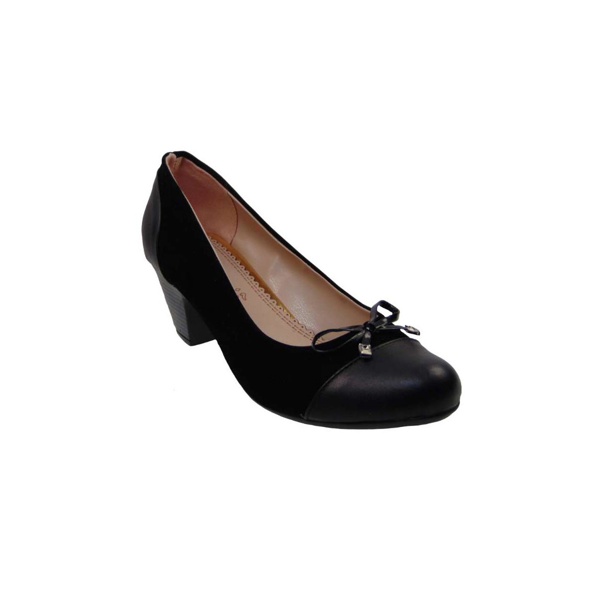 Tsimpolis Shoes 11091 Γόβα Από Τεχνοκαστόρ Μαύρη
