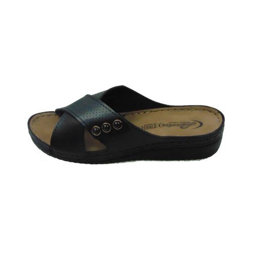 Tsimpolis Shoes TS6070 Γυναικεία Παντόφλα Μαύρη