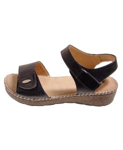 Comfort Shoes Z-16 Γυναικείο Πέδιλο Μαύρο