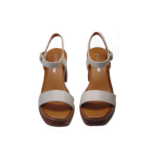 Tsimpolis Shoes Ν22-927 Γυναικείο Πέδιλο Μπεζ
