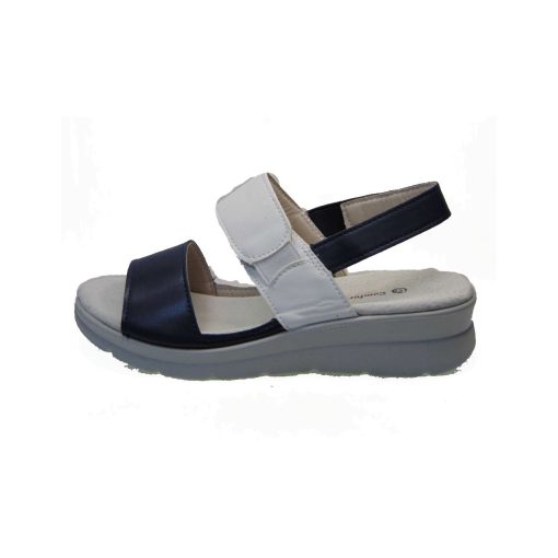 Comfort Shoes TLH-95 Γυναικείο Πέδιλο Μπλε/Λευκό