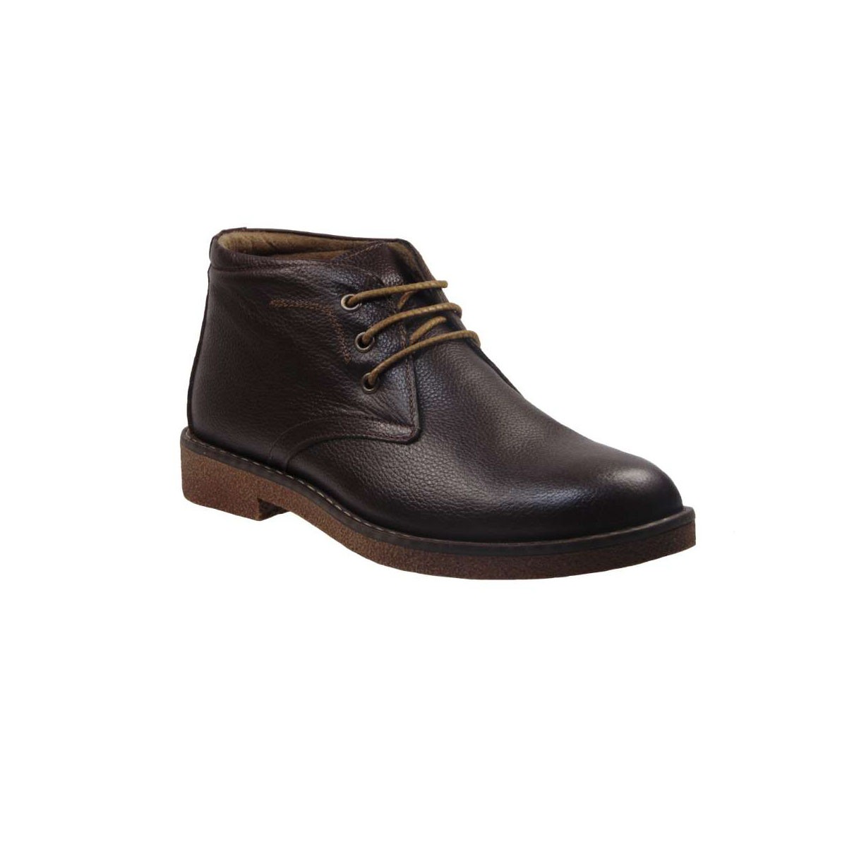 Tsimpolis Shoes 130 Μποτάκι Από Γνήσιο Δέρμα Καφέ