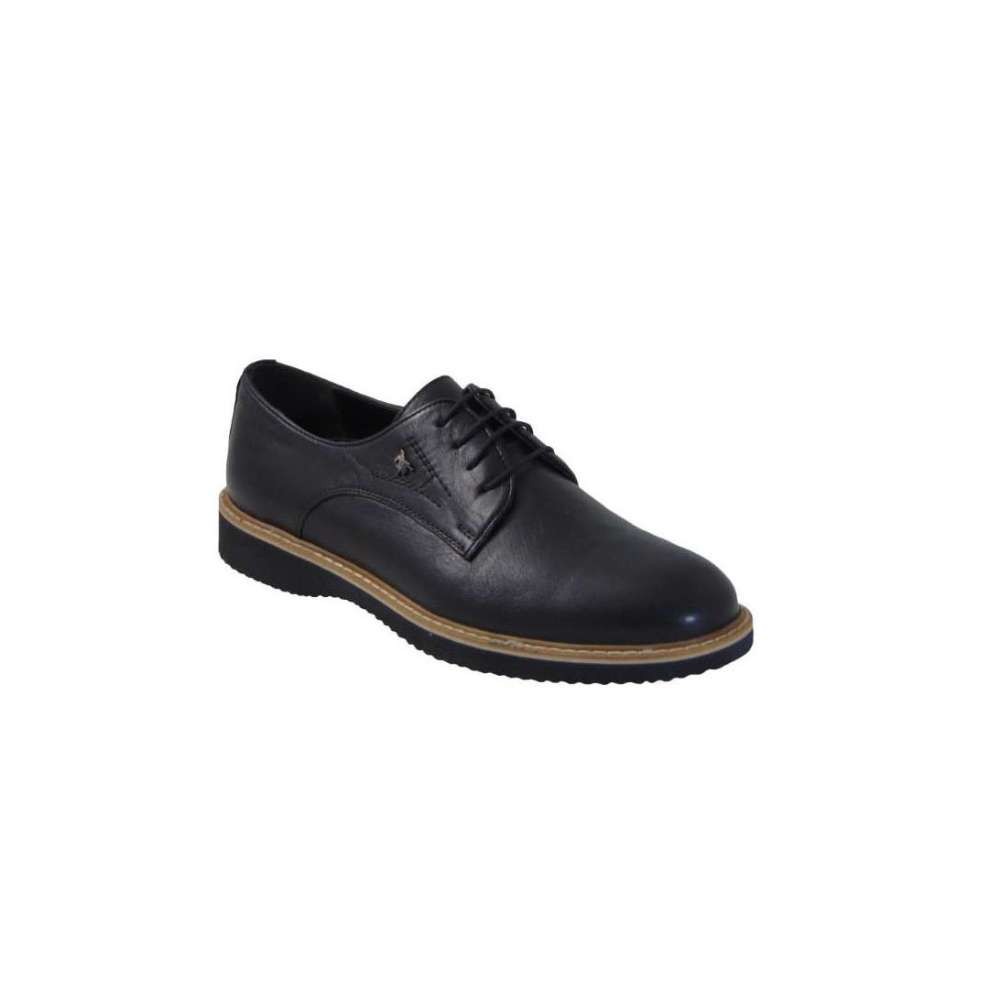 Tsimpolis Shoes 6025 Ανδρικό Δερμάτινο Δετό Μαύρο
