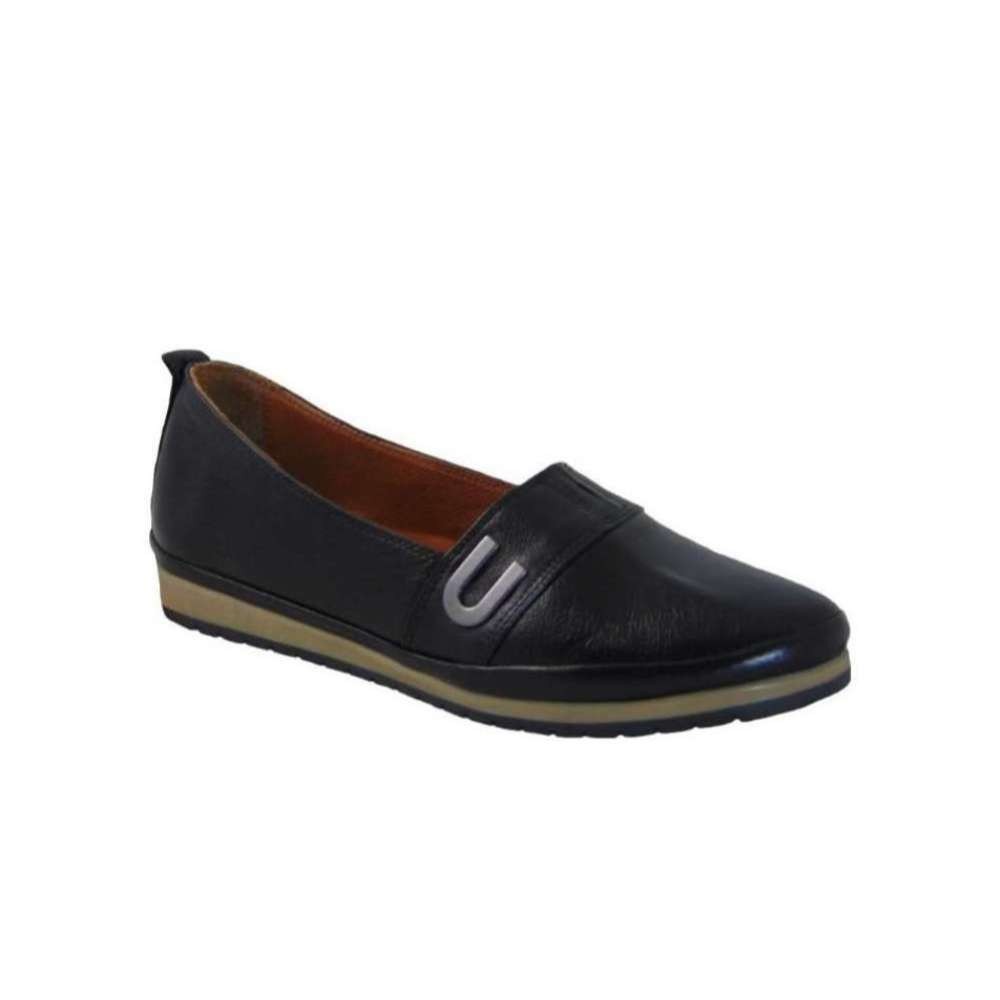 Tsimpolis Shoes 863 Γυναικείο Casual Δερμάτινο Μαύρο
