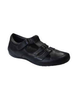 Salvatore Shoes 0675-001 Γυναικείo Δερμάτινo Casual Μαύρο