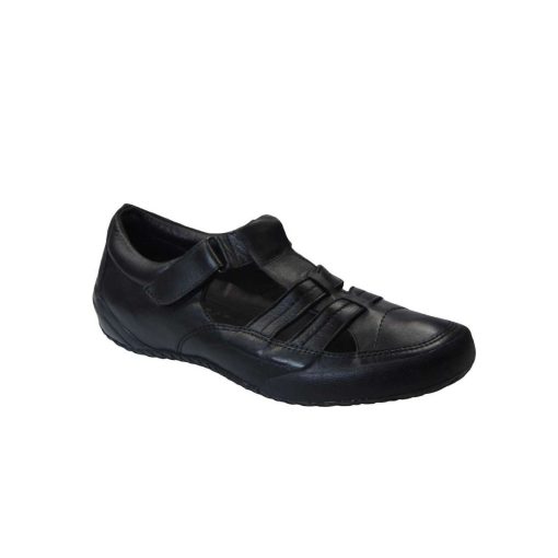 Salvatore Shoes 0675-001 Γυναικείo Δερμάτινo Casual Μαύρο