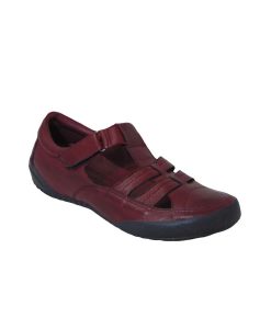 Salvatore Shoes 0675-009 Γυναικείo Δερμάτινo Casual Μπορντό