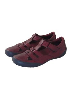 Salvatore Shoes 0675-009 Γυναικείo Δερμάτινo Casual Μπορντό