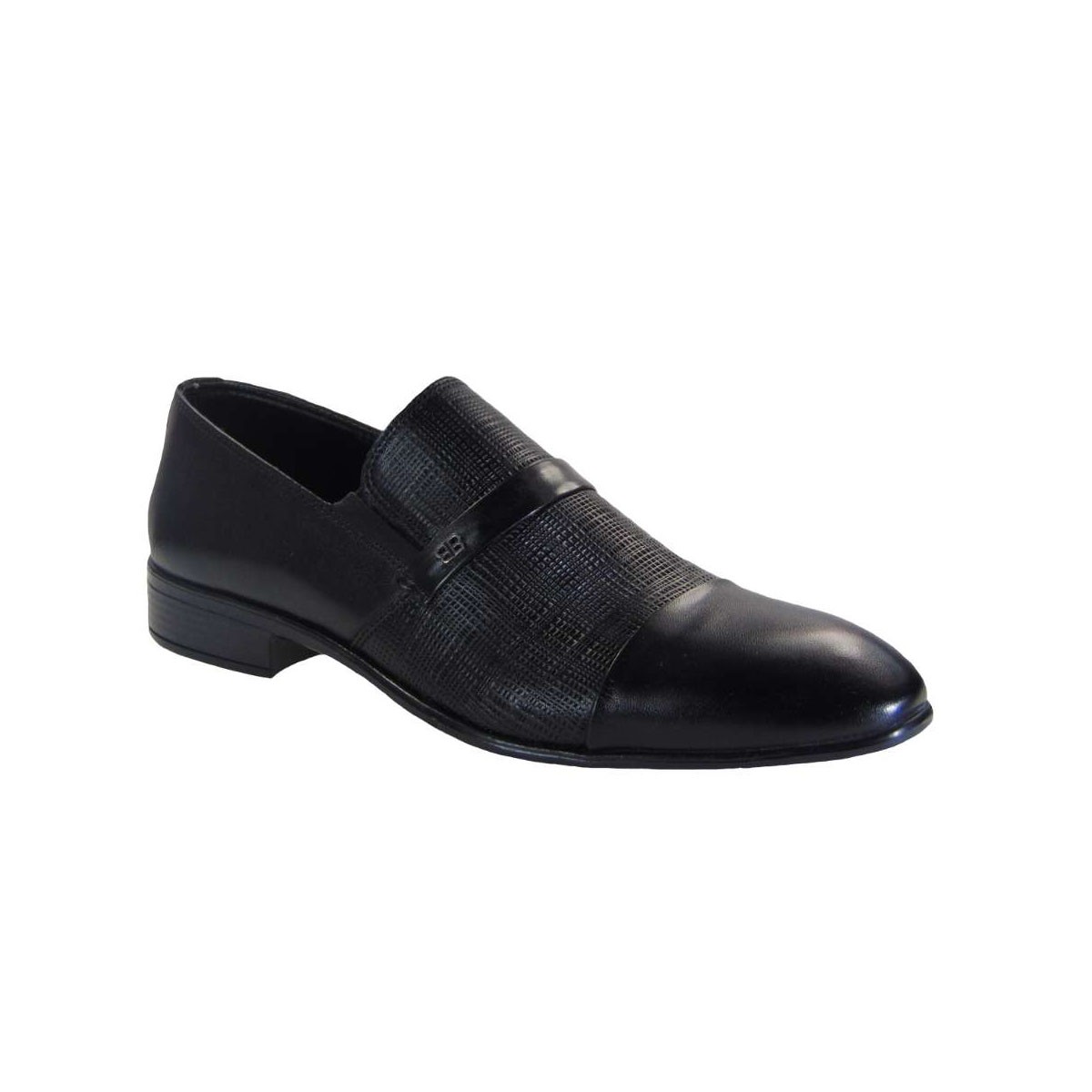 Tsimpolis Shoes 217 Σκαρπίνι Slip On Δερμάτινο Μαύρο