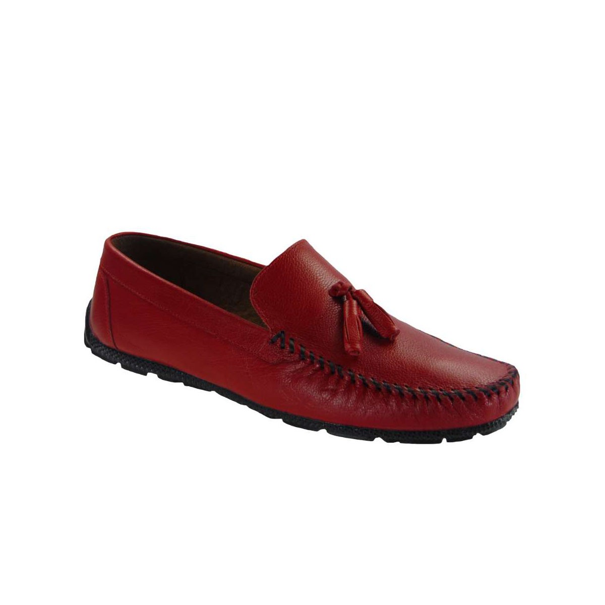 Tsimpolis Shoes A225 Ανδρικό Μοκασίνι Δερμάτινο Κόκκινο