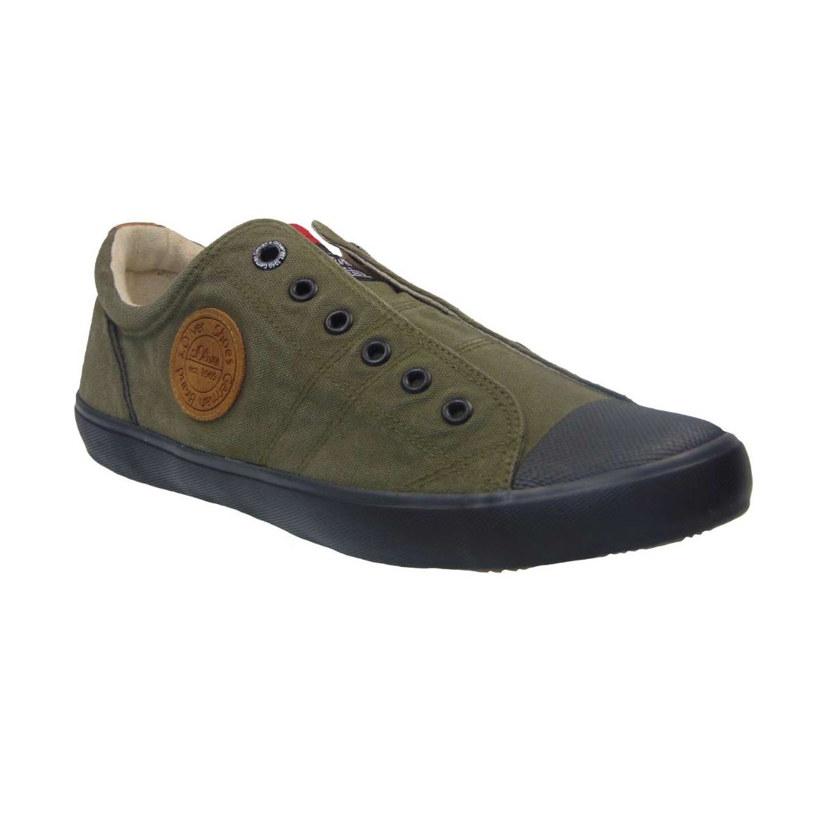 S.Oliver 5-14604-20-701 Casual Slip On Απο Ύφασμα Χακί