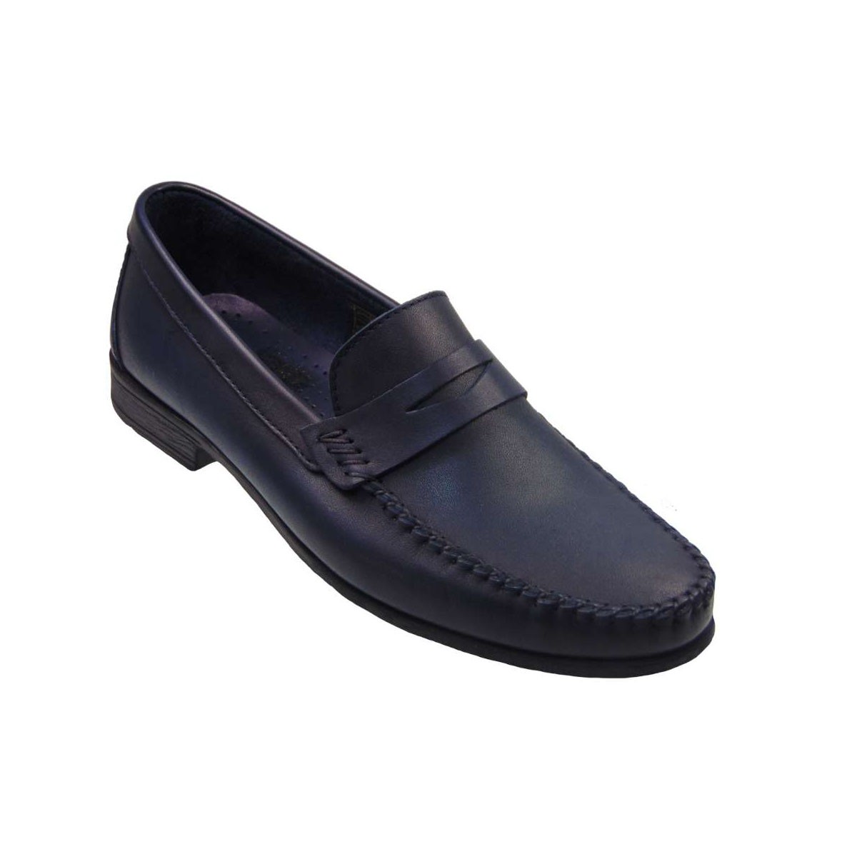 Tsimpolis Shoes 261 Ανδρικό Μοκασίνι Απο Γνήσιο Δέρμα Μπλε Σκούρο