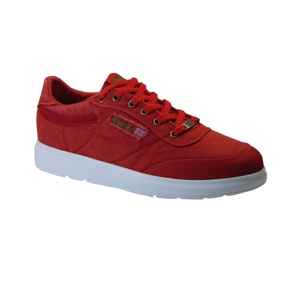 Black Green Gr200 Sneaker Υφασμάτινο Κόκκινο