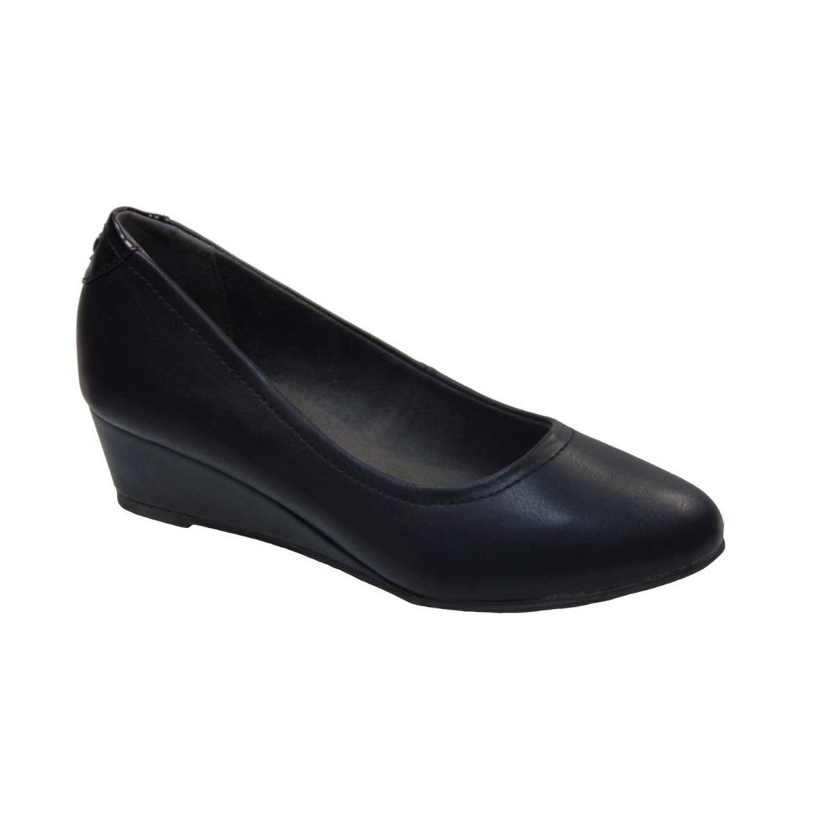 Soft Line by Jana 8-8-22366-21-001 Slip On Απο Τεχνοδέρμα Μαύρο