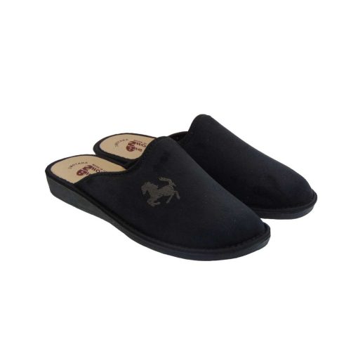 tsimpolis shoes pantofla spitiou apo veloudo mayrh