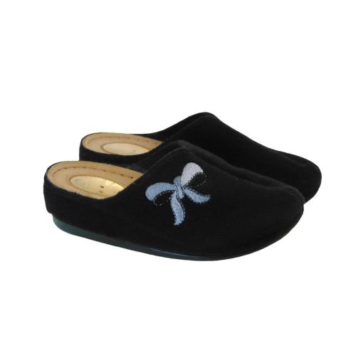 Tsimpolis Shoes 3472 Γυναικεία Παντόφλα Σπιτιού Μαύρο